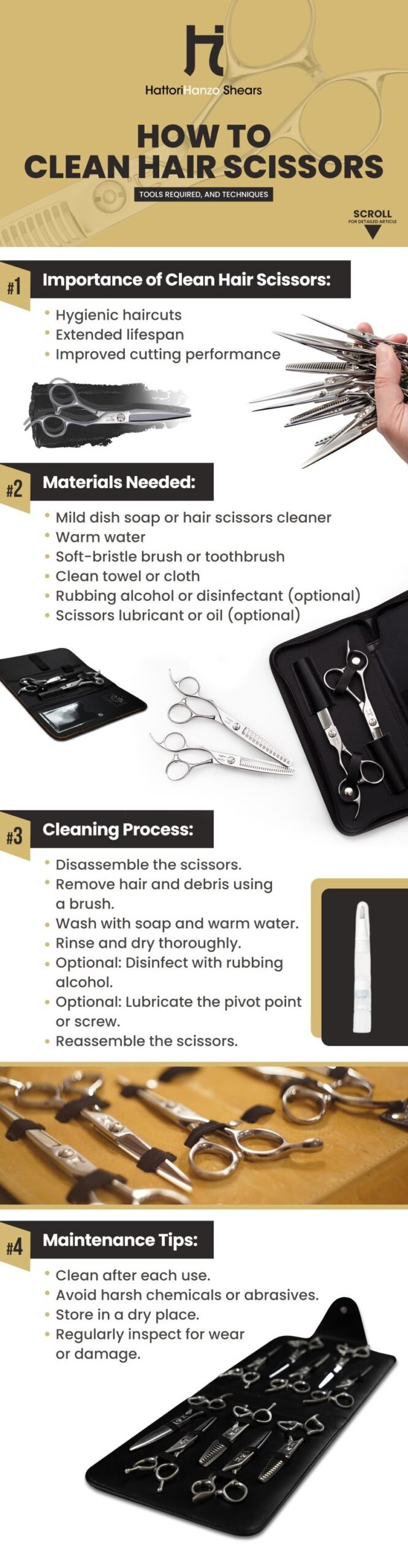 how to clean rusted scissors